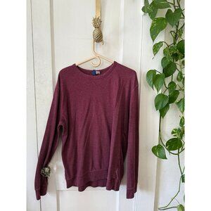 H&M divided men’s size large maroon sweater